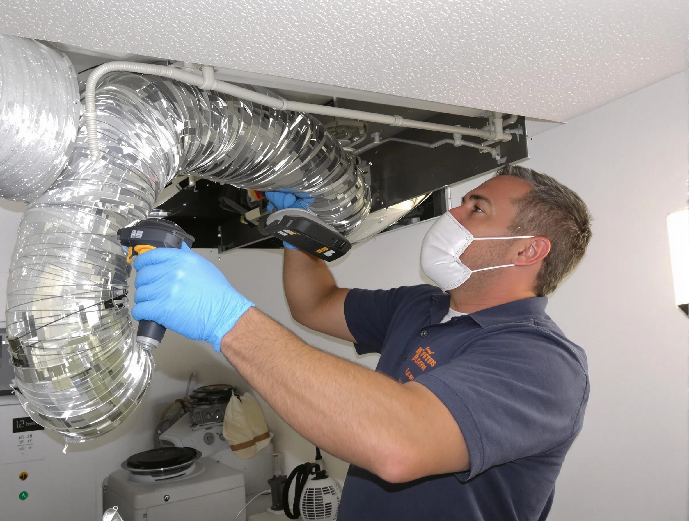 Bennett Dryer Vent Cleaning professional performing thorough residential dryer vent cleaning in Bennett