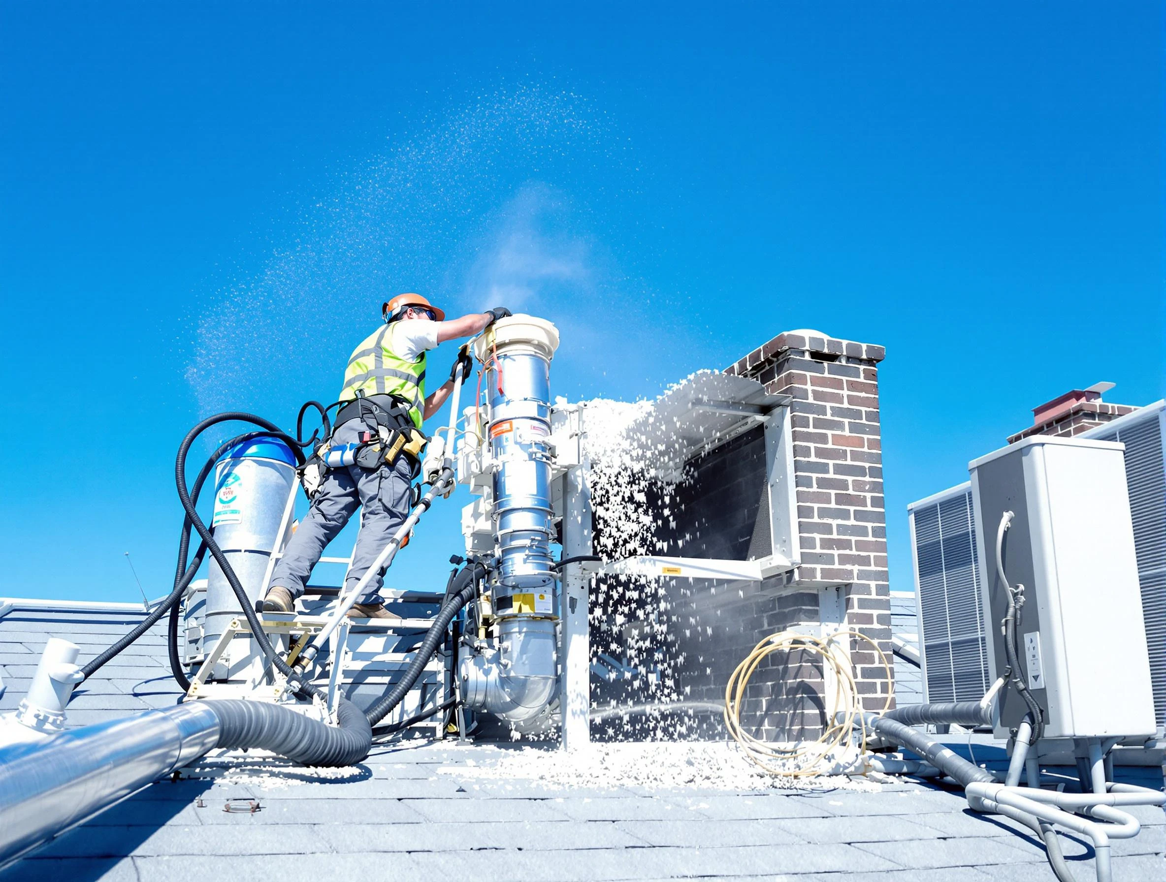 Expert roof dryer vent cleaning by Bennett Dryer Vent Cleaning in Bennett
