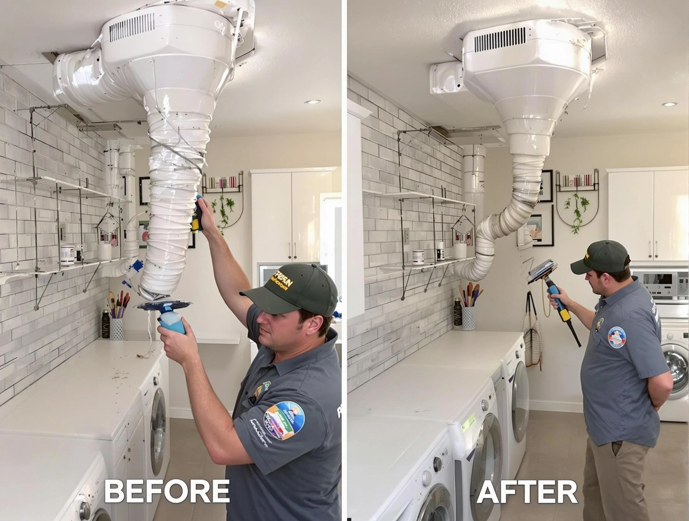 Professional dryer exhaust vent cleaning by Bennett Dryer Vent Cleaning in Bennett