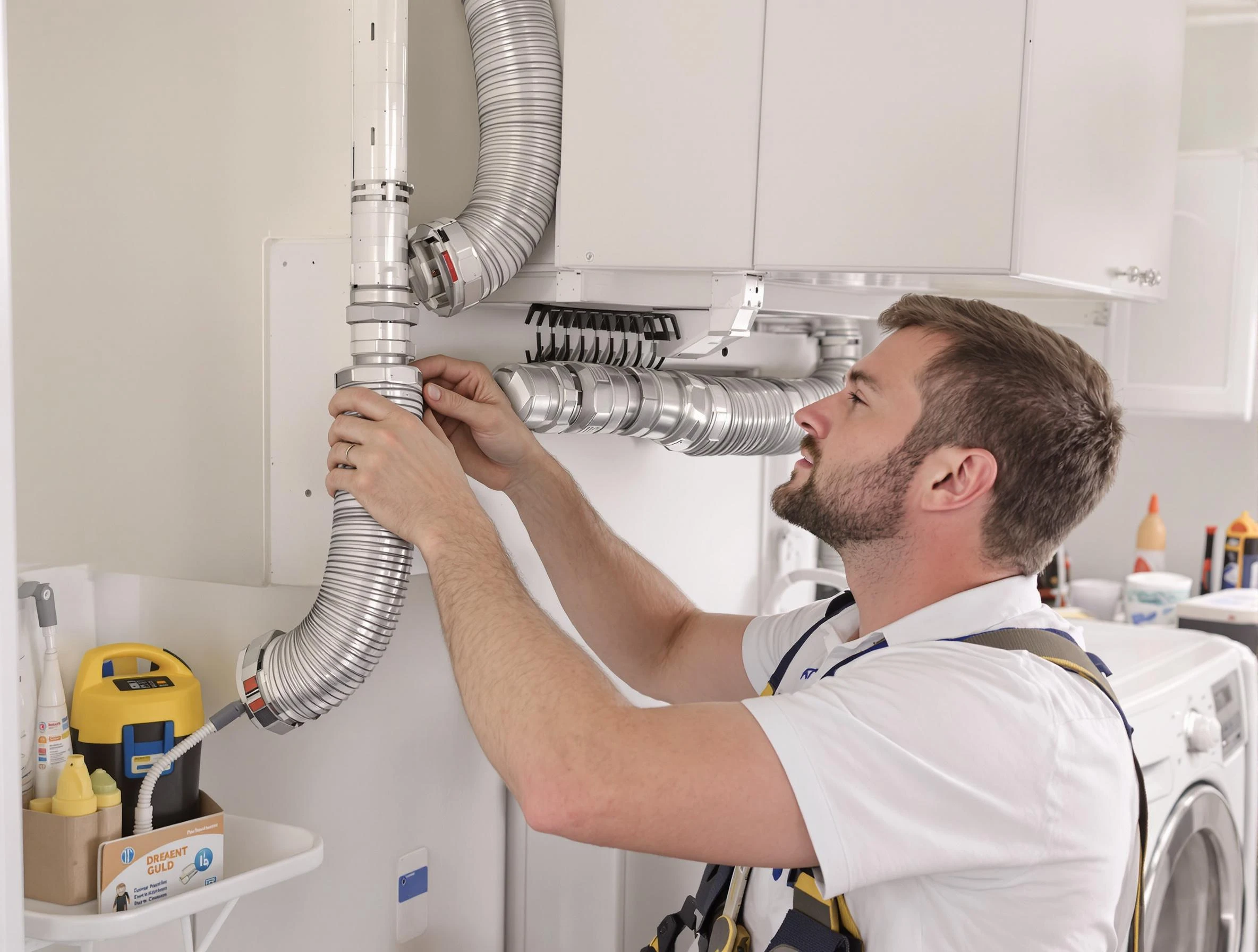Professional dryer vent repair and installation by Bennett Dryer Vent Cleaning in Bennett